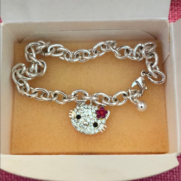 Hello Kitty pave charm bracelet - Picture 2 of 4
